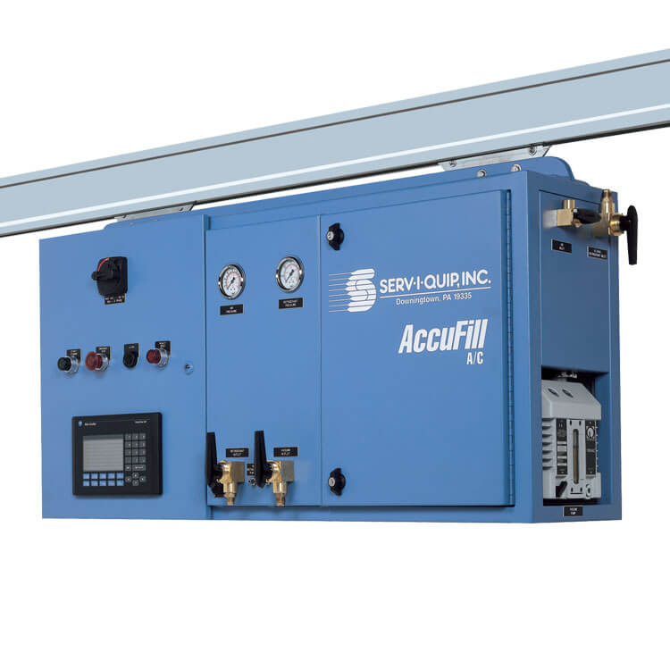 AccuFill Track mounted, vehicle towed, A/C Fill System